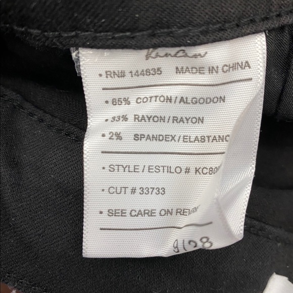 Kancan Kendra Black Skinny Size 18 KC8086BK Used - Picture 6 of 6